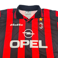 1997/98 AC Milan Home Football Shirt (L) Lotto - Football Finery - FF203341