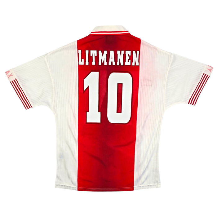 1997/98 Ajax Home Football Shirt (M) Umbro #10 Litmanen - Football Finery - FF204355