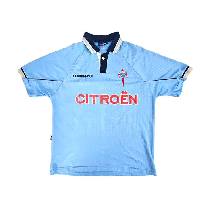 1997/98 Celta Vigo Home Football Shirt (L) Umbro - Football Finery - FF203343