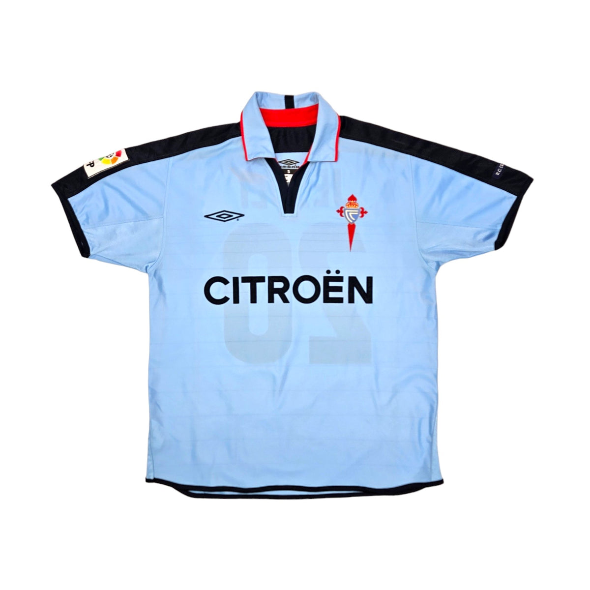 1997/98 Celta Vigo Home Football Shirt (S) Umbro #20 Jesuli - Football Finery - FF203466