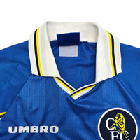 1997/98 Chelsea Home Football Shirt (L) Umbro #9 Vialli - Football Finery - FF204457