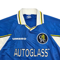 1997/98 Chelsea Home Football Shirt (L) Umbro #9 Vialli - Football Finery - FF204457