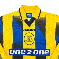 1997/98 Everton Away Football Shirt (L) Umbro #29 Cadamateri (Player Version) - Football Finery - FF204124