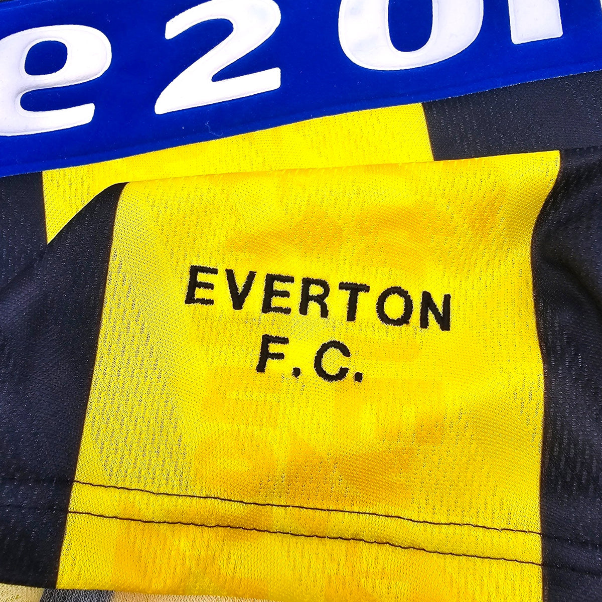 1997/98 Everton Away Football Shirt (L) Umbro #29 Cadamateri (Player Version) - Football Finery - FF204124