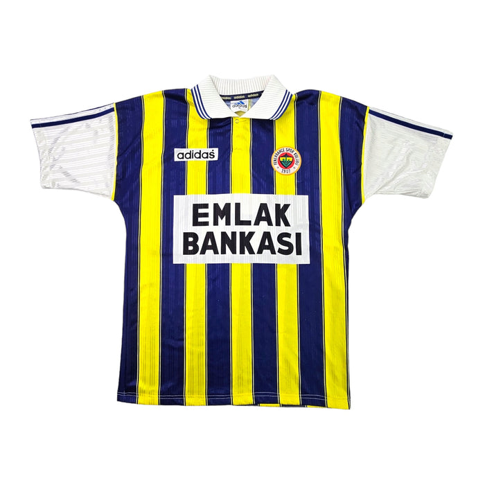 1997/98 Fenerbahce Home Football Shirt (L) Adidas # 9 - Football Finery - FF202690