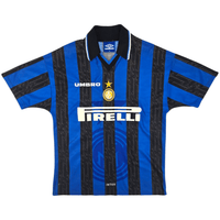 1997/98 Inter Milan Home Football Shirt (M) Umbro #10 Ronaldo - Football Finery - FF204521