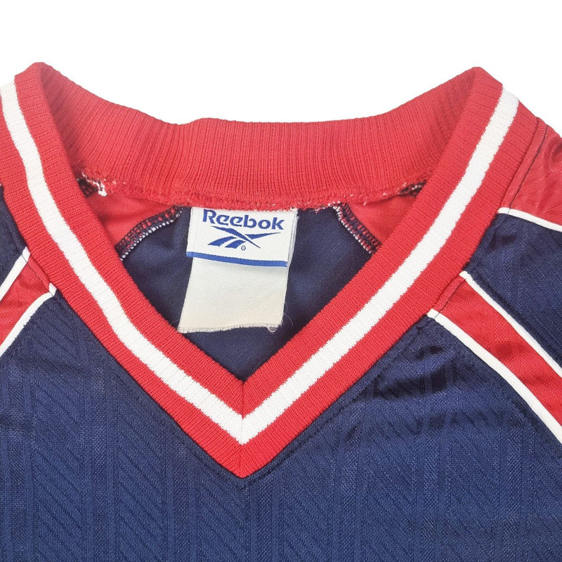 1997/98 New England Rev Home Football Shirt (L) Reebok #22 Lalas - Football Finery - FF202755