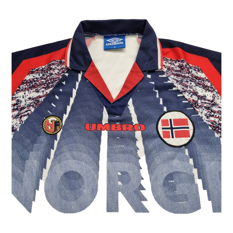 1997/98 Norway Away Football Shirt (M) Umbro - Football Finery - FF203055