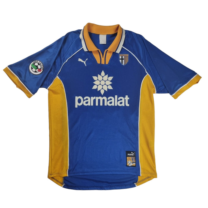 1997/98 Parma Away Football Shirt (XL) Puma #11 Crespo - Football Finery - FF202588