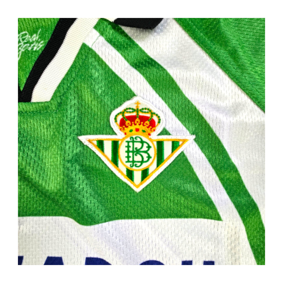 1997/98 Real Betis Third Football Shirt (XL) Kappa # 20 (Olías) - Football Finery - FF203004