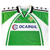 1997/98 Real Betis Third Football Shirt (XL) Kappa # 20 (Olías) - Football Finery - FF203004