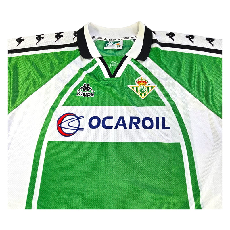 1997/98 Real Betis Third Football Shirt (XL) Kappa # 20 (Olías) - Football Finery - FF203004