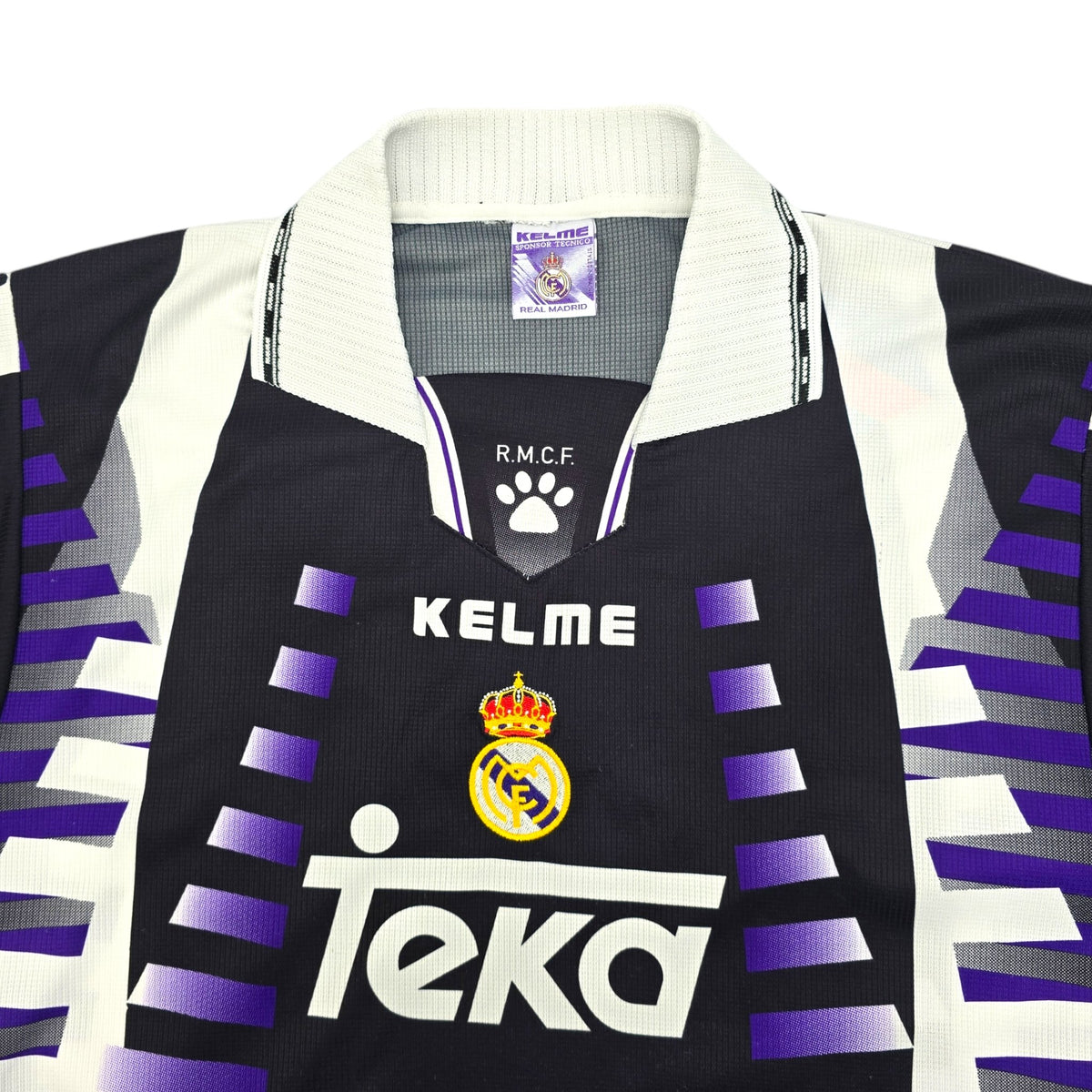 1997/98 Real Madrid Third Football Shirt (M) Kelme #10 Seedorf - Football Finery - FF204212