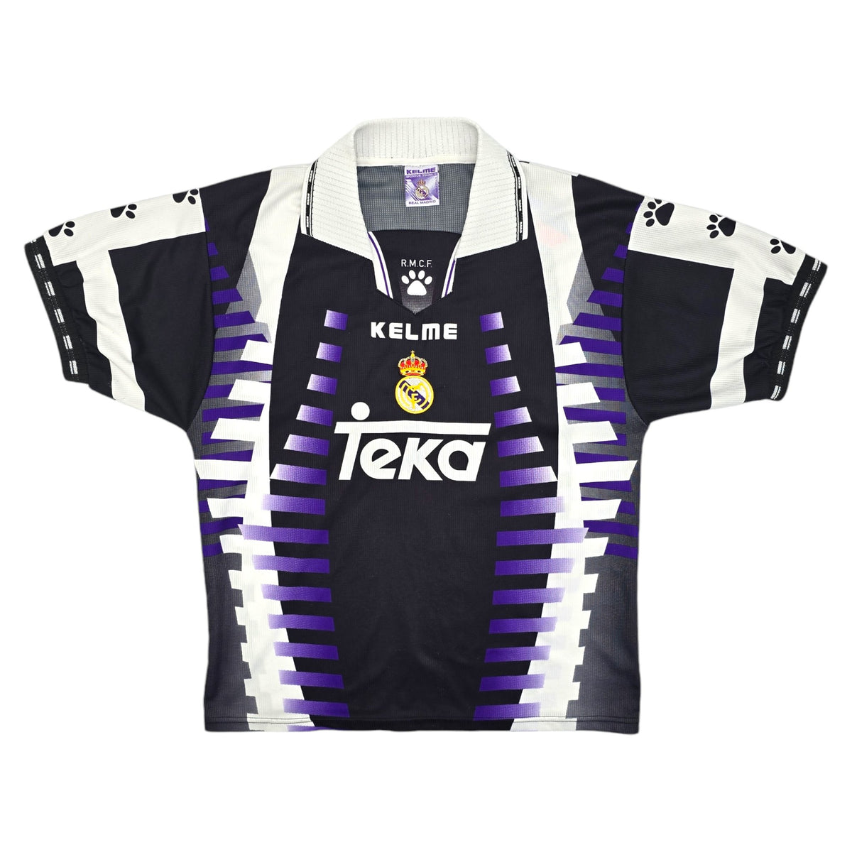 1997/98 Real Madrid Third Football Shirt (M) Kelme #10 Seedorf - Football Finery - FF204212