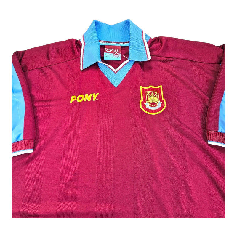 1997/98 West Ham United Home Football Shirt (2XL) Pony - Football Finery - FF203297