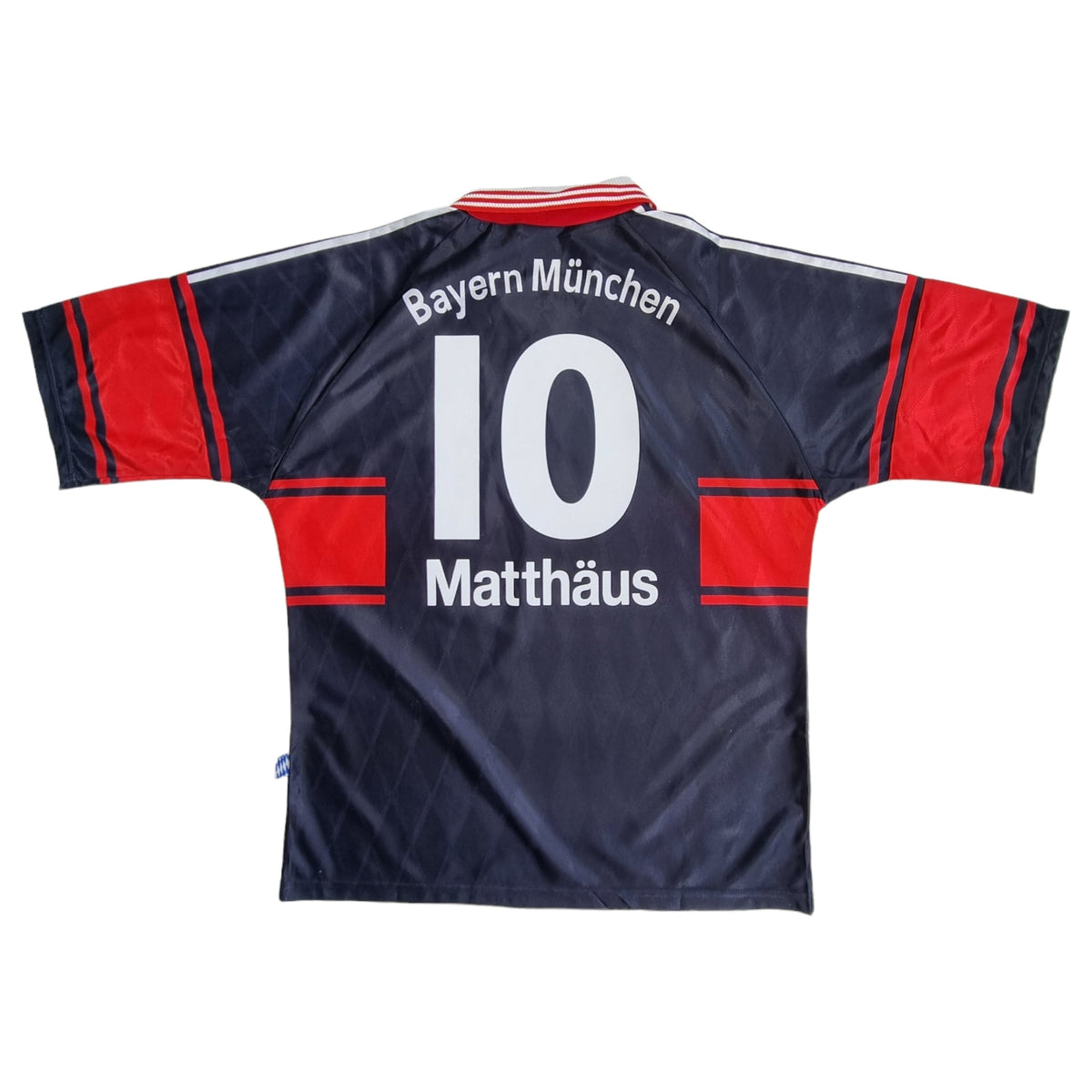 1997/99 Bayern Munich Away Football Shirt (L) Adidas # 10 Matthaus - Football Finery - FF202589
