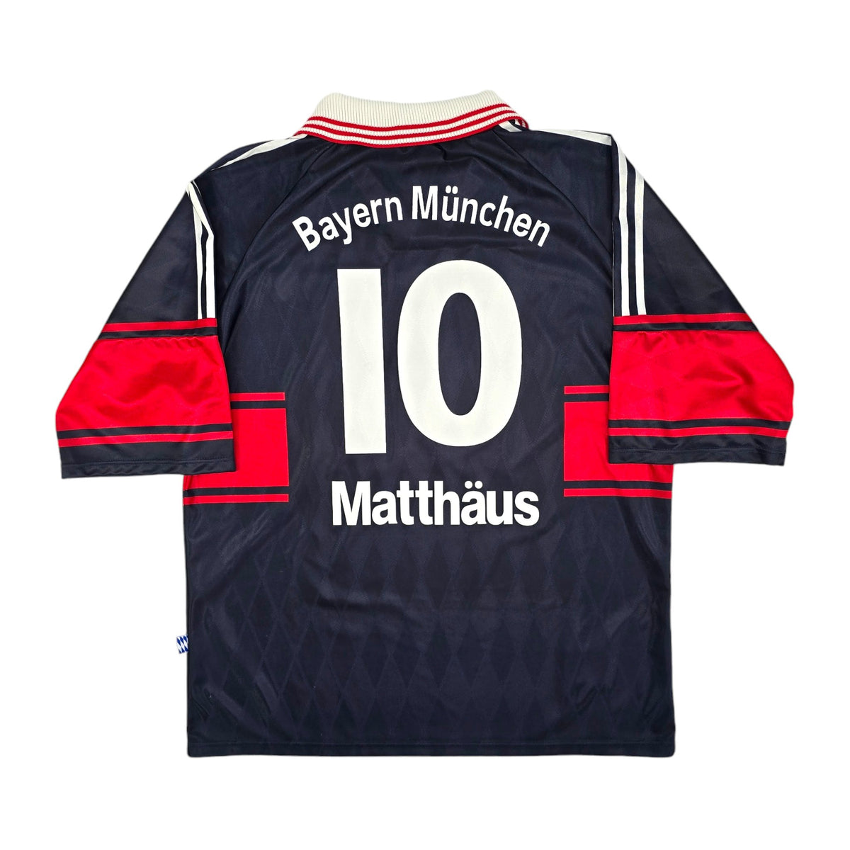 1997/99 Bayern Munich Away Football Shirt (XL) Adidas #10 Matthaus - Football Finery - FF204281