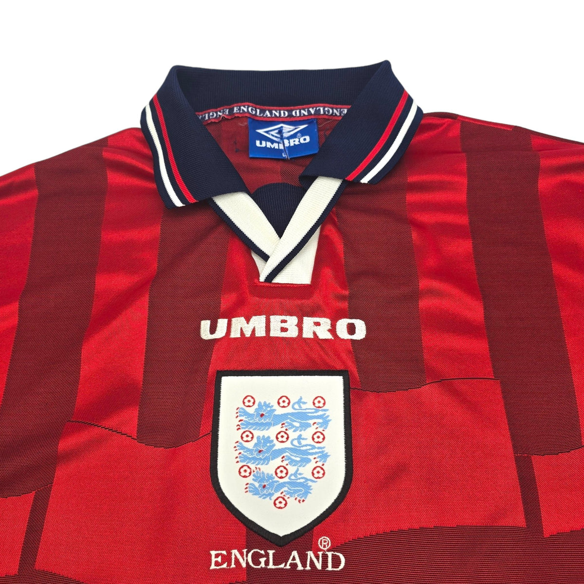 1997/99 England Away Football Shirt (L) Umbro #8 Gascoigne - Football Finery - FF204104