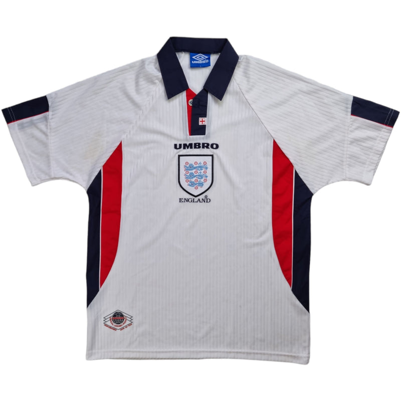 1997/99 England (Home) Excellent (L) Umbro - Football Finery - FF203042