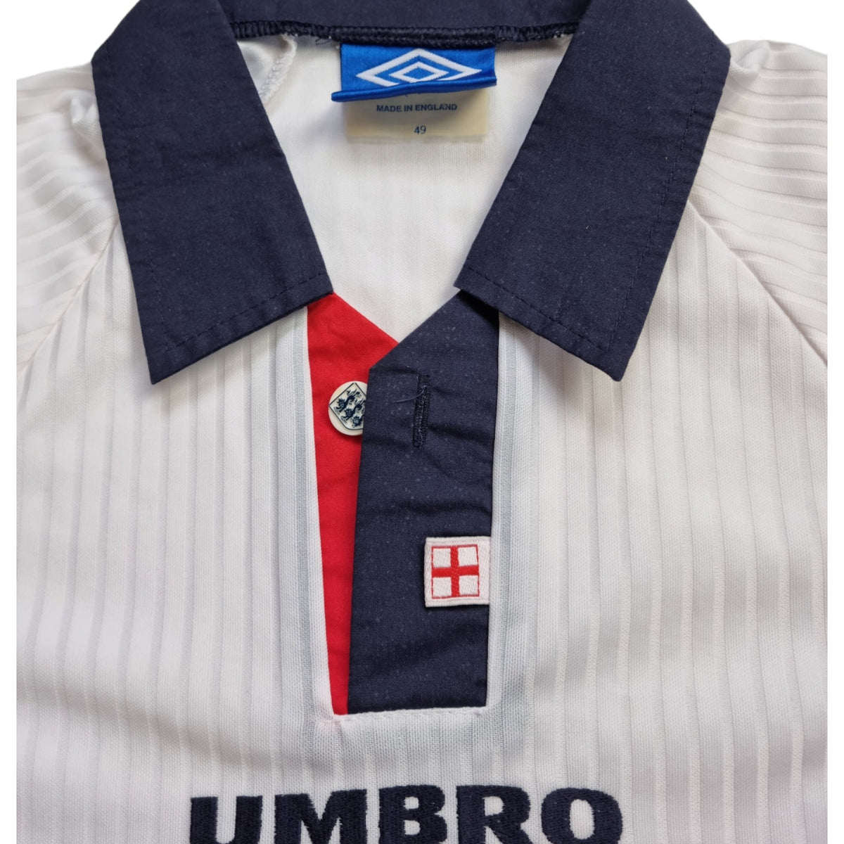 1997/99 England (Home) Excellent (L) Umbro - Football Finery - FF203042