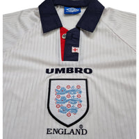 1997/99 England (Home) Excellent (L) Umbro - Football Finery - FF203042