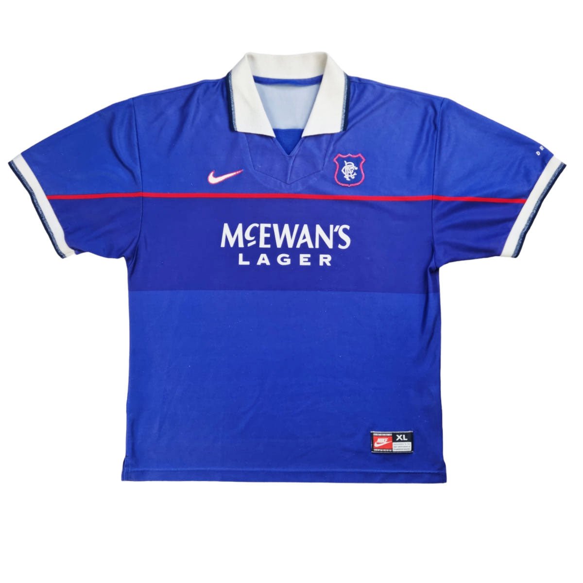 1997/99 Glasgow Rangers Home Football Shirt (XL) Nike – Football