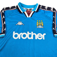 1997/99 Manchester City Home Football Shirt (XL) Kappa - Football Finery - FF203720