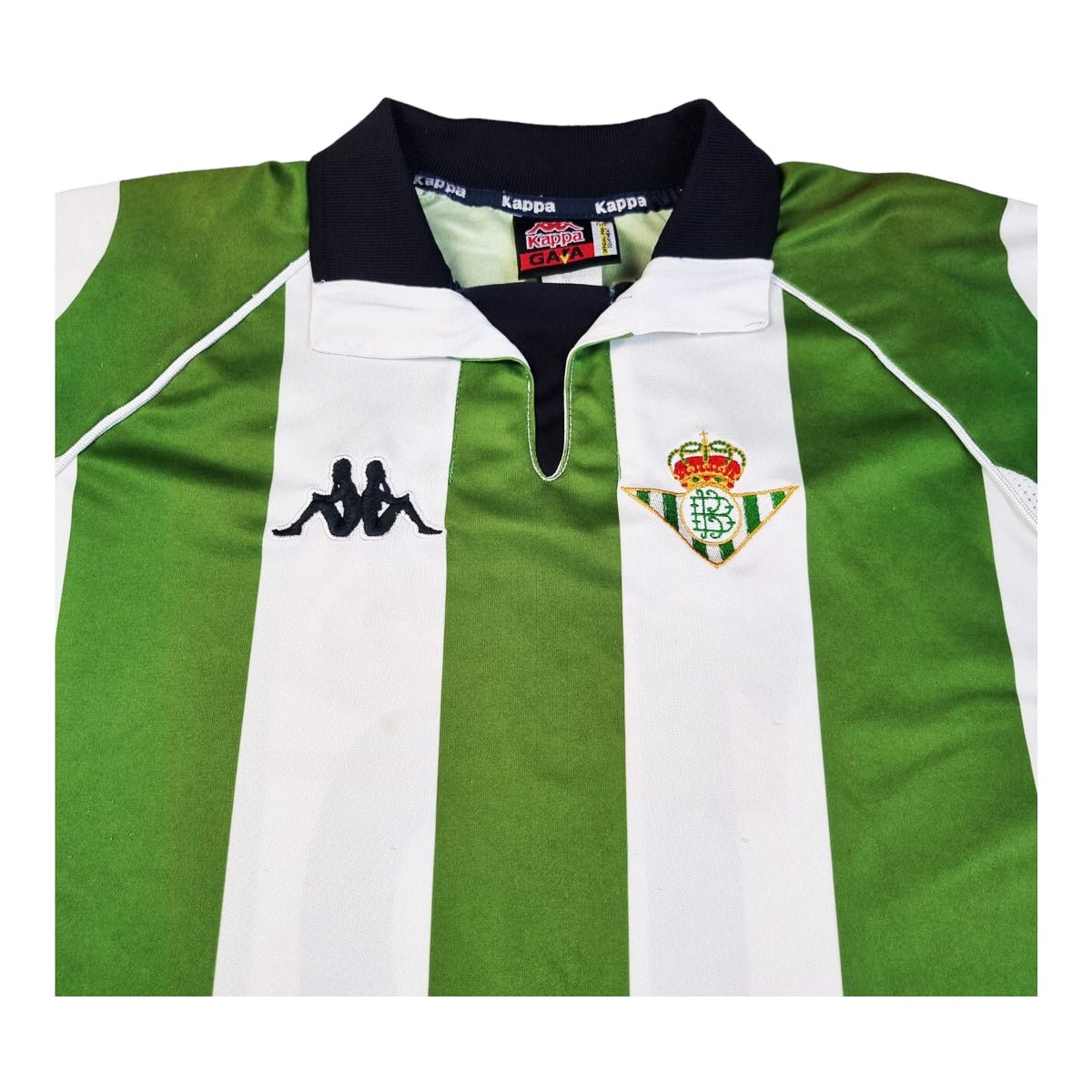 1997/99 Real Betis Home Football Shirt (M) Kappa #19 Denilson - Football Finery - FF202849