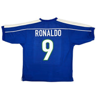 1998/00 Brazil Away Football Shirt (L) Nike #9 Ronaldo - Football Finery - FF203977