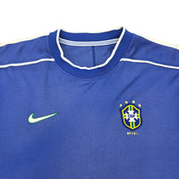 1998/00 Brazil Away Football Shirt (L) Nike - Football Finery - FF204477