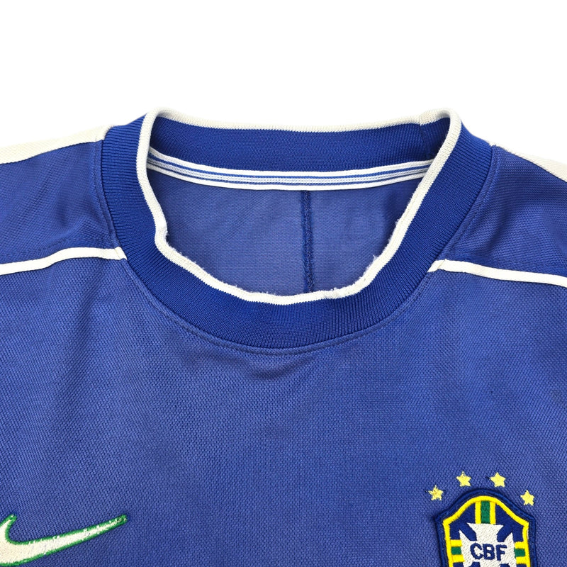 1998/00 Brazil Away Football Shirt (L) Nike - Football Finery - FF204477