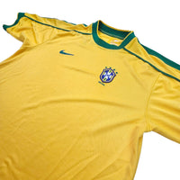 1998/00 Brazil Home Football Shirt (L) Nike - Football Finery - FF203355