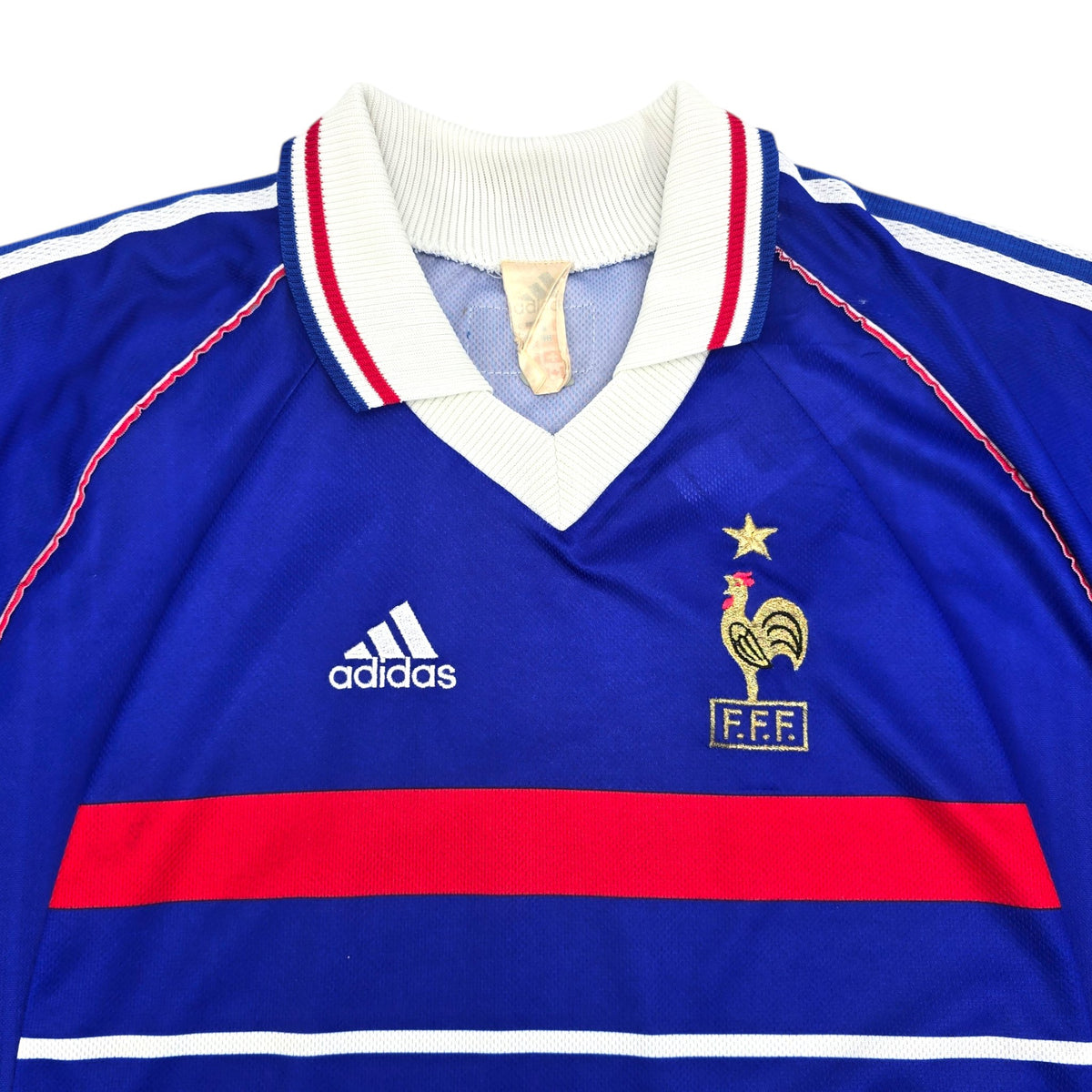 1998/00 France Home Football Shirt (2XL) Adidas - Football Finery - FF204411