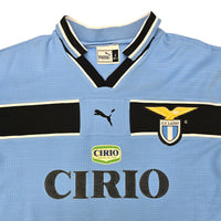 1998/00 Lazio Home Football Shirt (L) Puma #9 Salas - Football Finery - FF203788