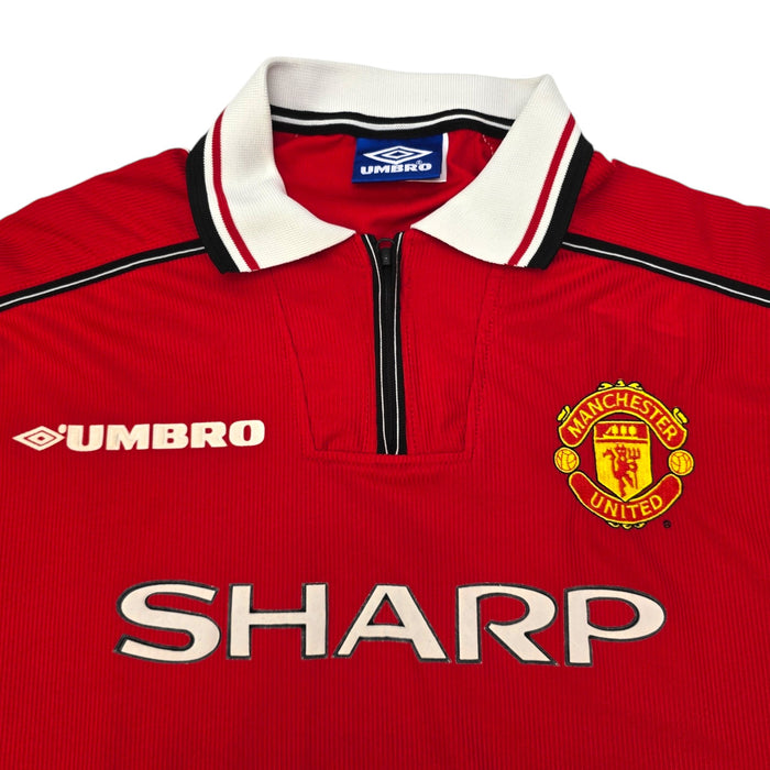 1998/00 Manchester United Home Football Shirt (L) Umbro - Football Finery - FF204217