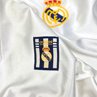 1998/00 Real Madrid Home Football Shirt (M) Adidas #22 Karembeu - Football Finery - FF203895