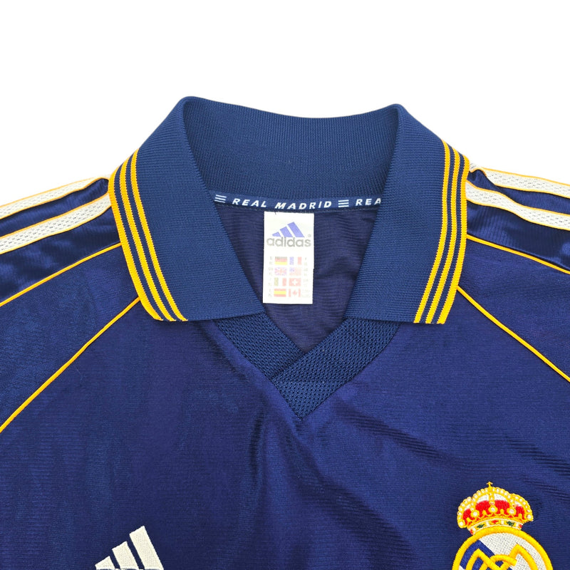 1998/00 Real Madrid Third Football Shirt (XL) Adidas #15 Morientes - Football Finery - FF204288