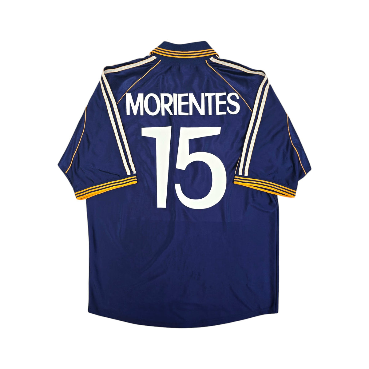 1998/00 Real Madrid Third Football Shirt (XL) Adidas #15 Morientes - Football Finery - FF204288