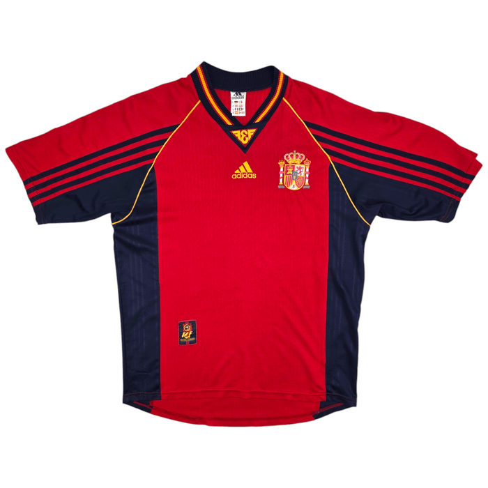 1998/00 Spain Home Football Shirt (M) Adidas - Football Finery - FF204470