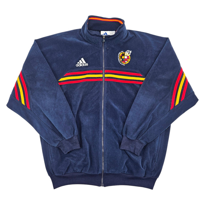 1998/00 Spain Jacket (L) Adidas (Fleece) - Football Finery - FF204468