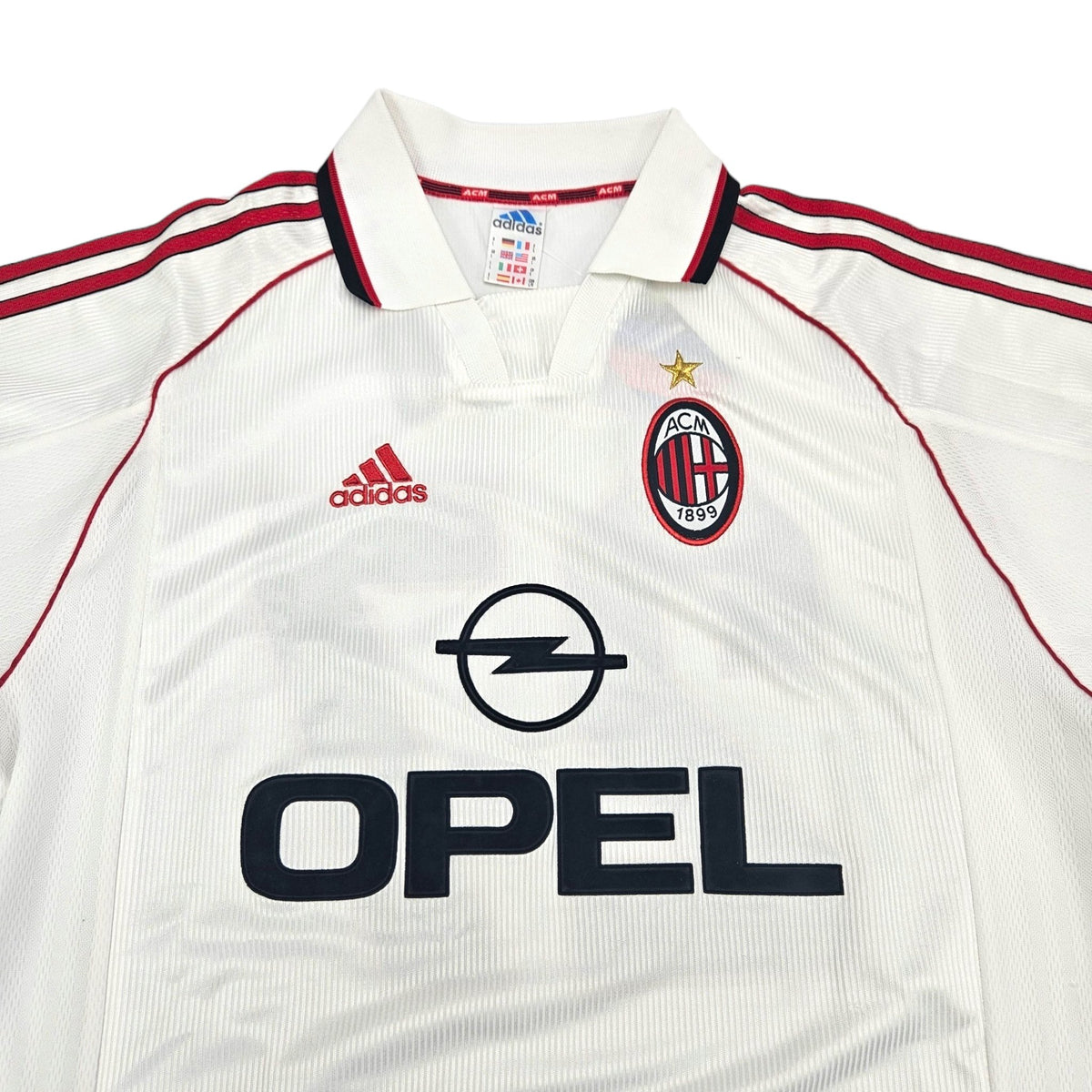 1998/99 AC Milan Away Football Shirt (L) Adidas # 27 Coco - Football Finery - FF202774