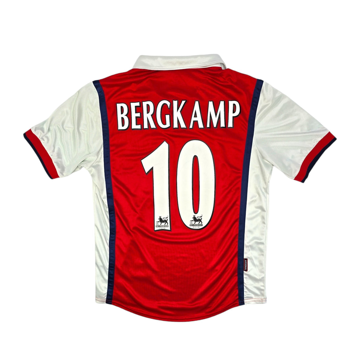 1998/99 Arsenal Home Football Shirt (M) Nike #10 Bergkamp - Football Finery - FF204214