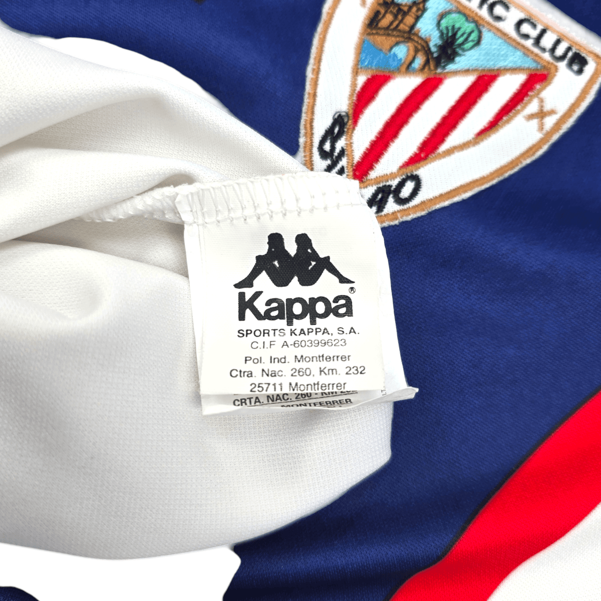 1998/99 Atletico Bilbao Away Football Shirt (M) Kappa #20 Urzaiz - Football Finery - FF204616