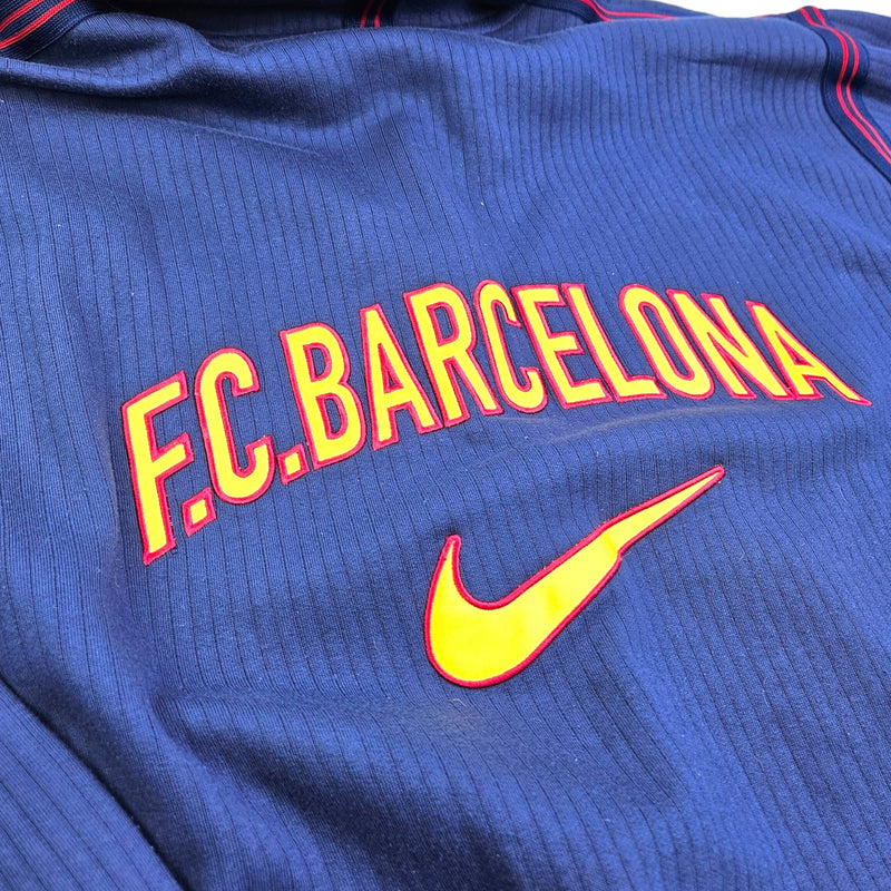 1998/99 Barcelona Hoodie (XL) Nike - Football Finery - FF202822