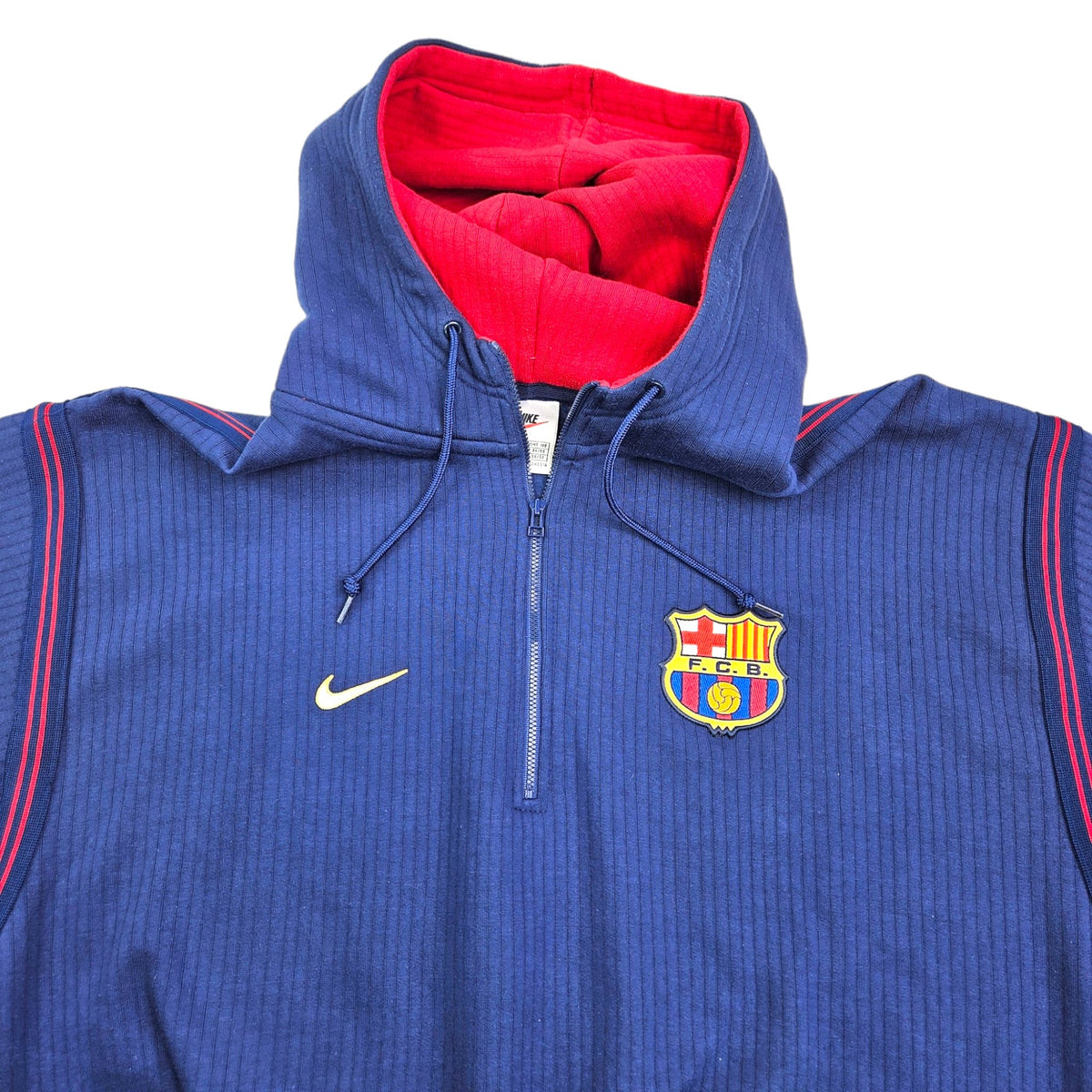 1998/99 Barcelona Hoodie (XL) Nike - Football Finery - FF202822