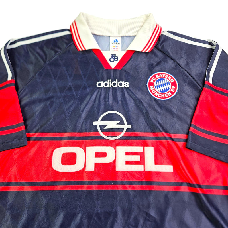 1998/99 Bayern Munich Home Football Shirt (XL) Adidas #5 Helmer - Football Finery - FF203728