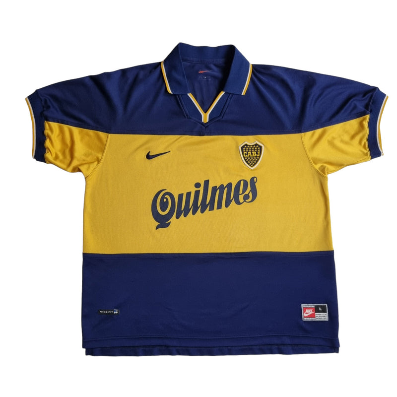 1998/99 Boca Juniors Home Football Shirt (L) Nike - Football Finery - FF202602