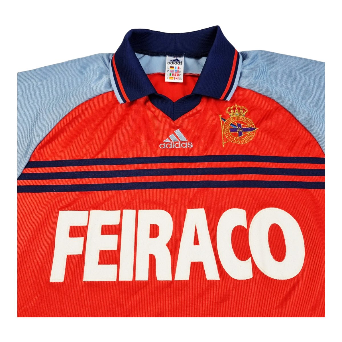 1998/99 Deportivo La Coruna Away Football Shirt (XL) Adidas - Football Finery - FF202501