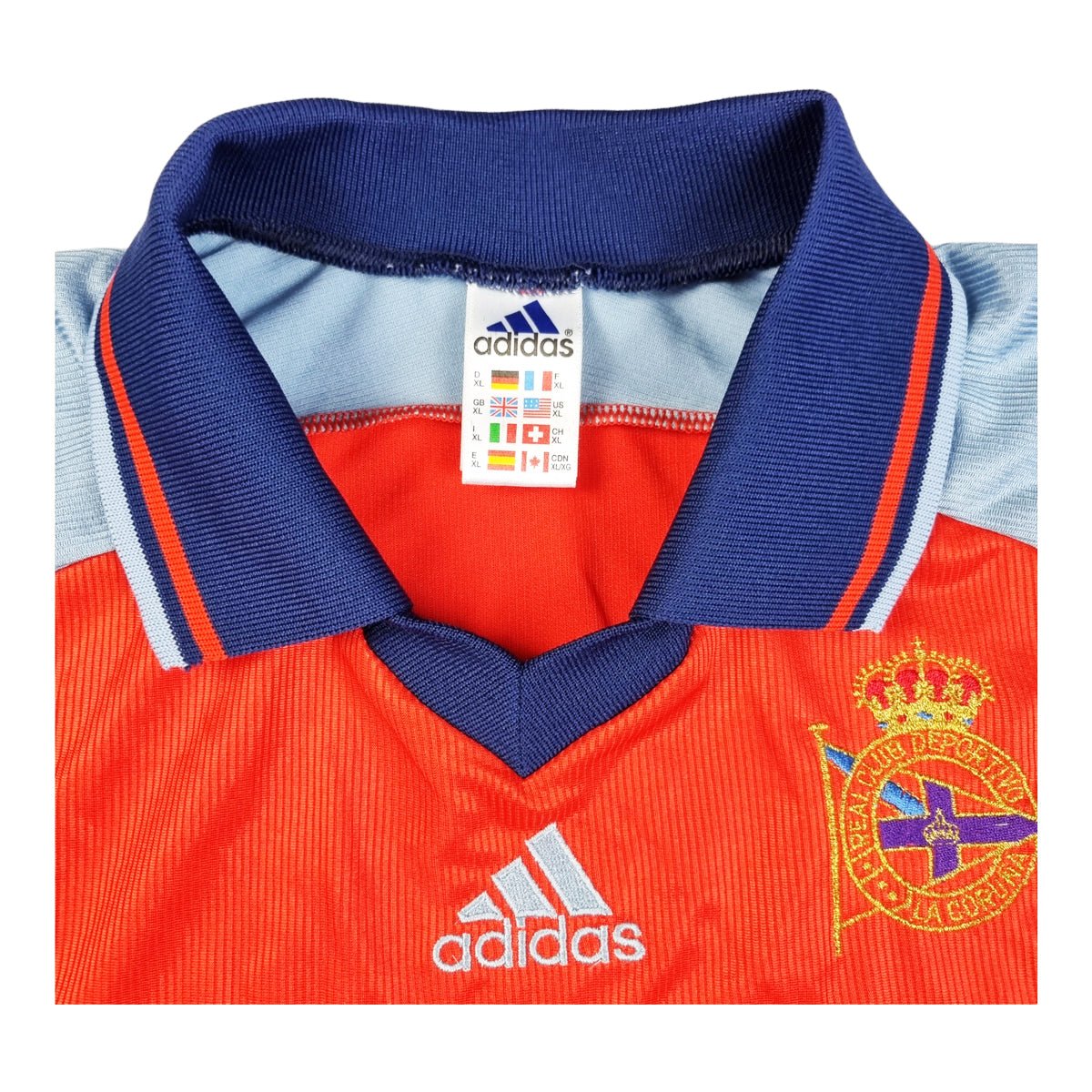 1998/99 Deportivo La Coruna Away Football Shirt (XL) Adidas - Football Finery - FF202501