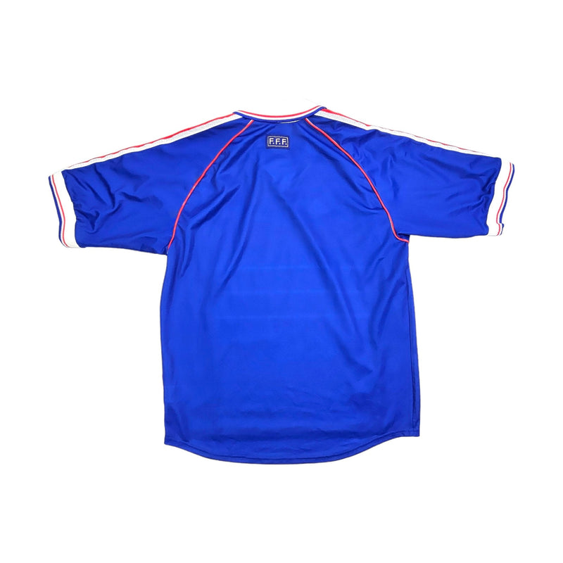 1998/99 France Home Football Shirt (L) Adidas (Official Re - Issue, 2008) - Football Finery - FF203541